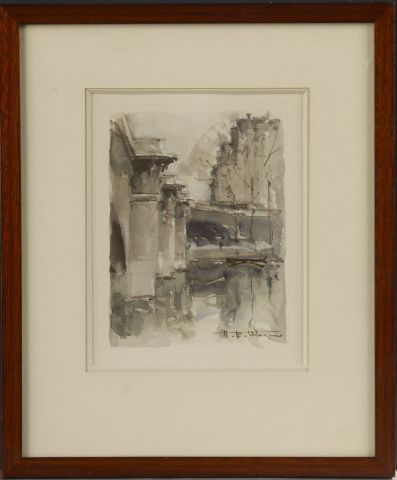 null Hermann Edouard WAGNER (1894-1963)

Quai de Seine ; Le pont Neuf.

Deux aquarelles...