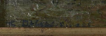null Charles DAGNAC-RIVIERE (1864-1945).

Paysage automnal.

Huile sur toile signée...