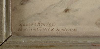 null 
Maurice RENDERS (1877-1951).




Les soldats. 




Aquarelle signée, datée...