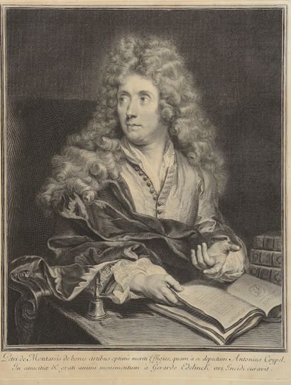 
Gérard EDELINCK (1640-1707) d'après Charles-Antoine...