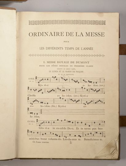 null 
[MUSIQUE]




Antiphonarium Romarum, Paris, Adrianus Le Clere et Socii, 1865.




Trois...