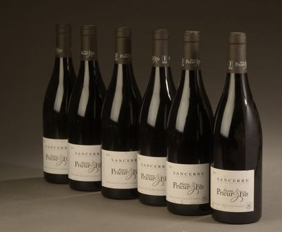 
^6 bouteilles SANCERRE rouge, P. Prieur...