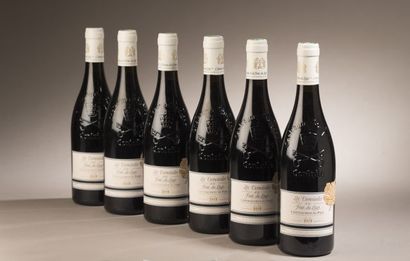 null 6 bottles CHÂTEAUNEUF-DU-PAPE "Les Demoiselles", La Font-du-Loup 2019