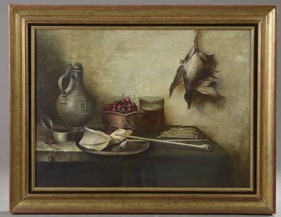 null KOSTKA (20th century).



Smoker's table



Oil on canvas signed lower left,...