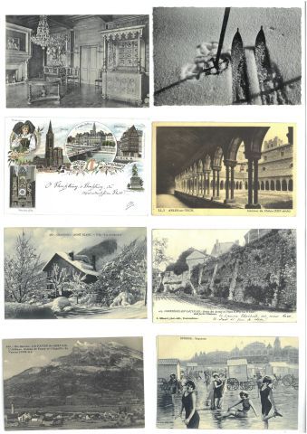 null ENVIRON 292 CARTES POSTALES DE VOYAGE : 

contenant des cartes postales de Belgique,...