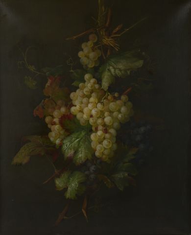 null *A. BRUN (XIXe-XXe siècle).

Raisins blancs et noirs.

Huile sur toile signée...