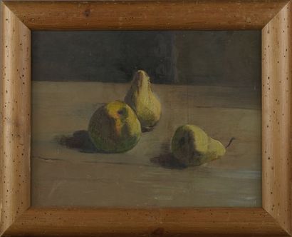 null Attributed to Paul CORPUS (1893-1980).

Still life with pears. 

Oil on panel...