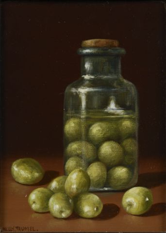 null Nelly TRUMEL (1938).

Nature morte aux cerises, aux olives, aux pommes, à l'orange...