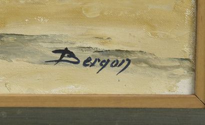 null Richard BERGON (XX-XXI).

Café des Arts à Saint-Tropez.

Huile sur toile signée...