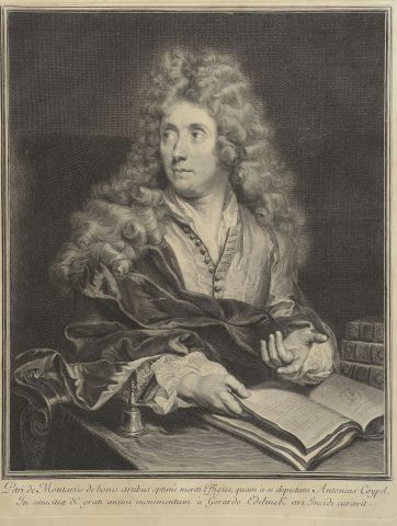 null Gérard EDELINCK (1640-1707) d'après Charles-Antoine COYPEL (1694-1752).

Portrait...