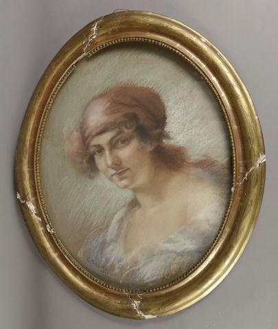 
C. MAZILIER.




Portrait of a woman.




Pastel...