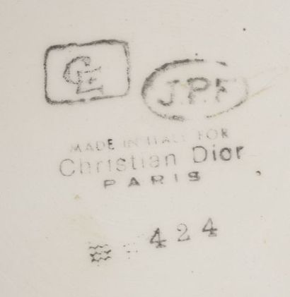 null JPF for Christian DIOR.

Mural in ceramic showing a plate filled with lemons...