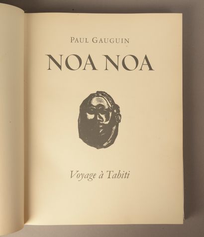null GAUGUIN (Paul). Noa Noa, Voyage à Tahiti. Stockholm, Victor Pettersons, 1947....