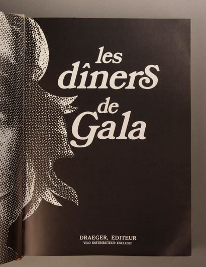 null DALI (Salvador). Les dîners de Gala. Paris, Drager, 1973.

In-4 illustré en...