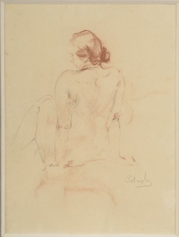 null Pavel Dmitrievic SMAROV (1874-1950).

Studies of female nudes. 

Two sanguines...