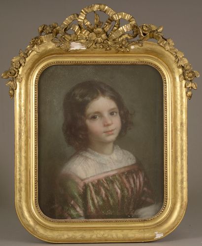 null École de la fin du XIXe ou du début du XXe siècle.

Portrait d'enfant.

Pastel.

Haut....