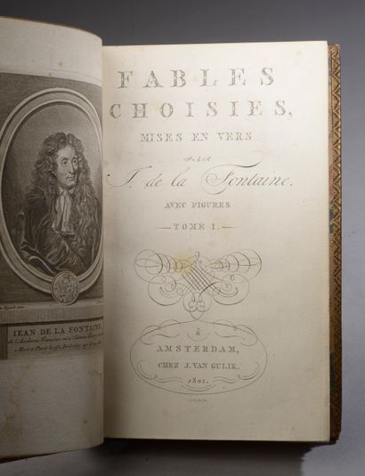 null LA FONTAINE (Jean de).

Fables choisies. Amsterdam, J. Van Gulik, 1802. 3 volumes...