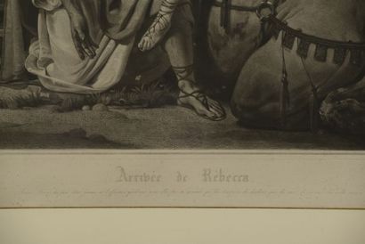  Ensemble de deux estampes publiées par GOUPIL et VIBERT, vers 1850. 
- D'après Henri...