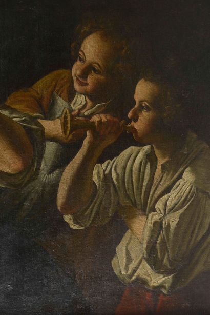 null Attribué à Giovanni Domenico LOMBARDI di L'OMINO (Lucques, 1682 - 1752).

Deux...