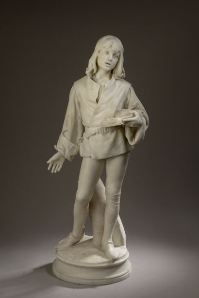 null Friedrich BEER (Mannheim, 1846-Paris, 1912). 

Escholier du XVe siècle.

Sculpture...