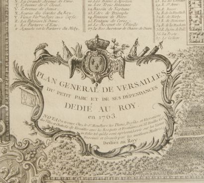 null Joseph-Louis MONDHARE (1734-1799).

"Plan général de Versailles du petit parc...