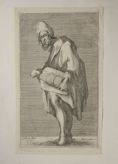 null 
Jacques BELLANGE (Bassigny, vers 1575 - Nancy, 1616/38).




Le joueur de vielle...