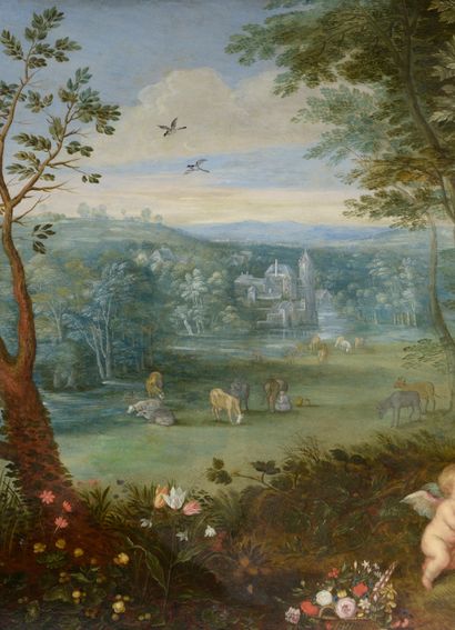 null Jan BRUEGHEL II, dit le jeune (Anvers, 1601 - Anvers, 1678) et Pieter von AVONT...