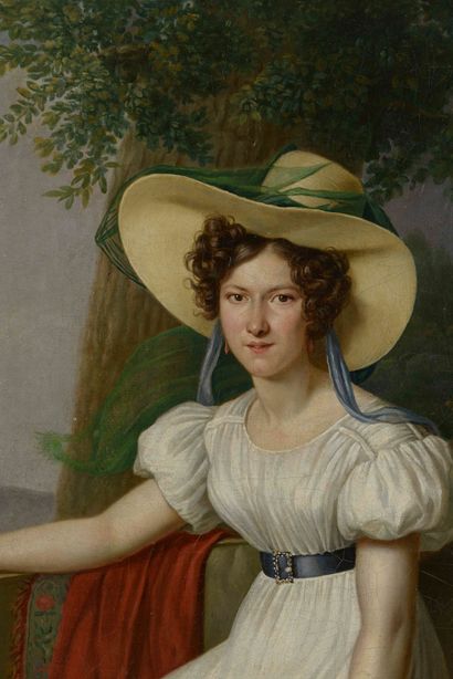 null Alexandre BALLY (Paris, 1764 - Marseille, 1835).

Portrait of a woman sitting...