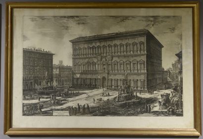 null After Giovanni Battista Piranesi (Mozano di Mestre, 1720 - Rome, 1778).

- View...