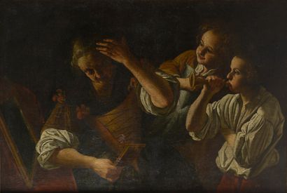 null Attribué à Giovanni Domenico LOMBARDI di L'OMINO (Lucques, 1682 - 1752).

Deux...