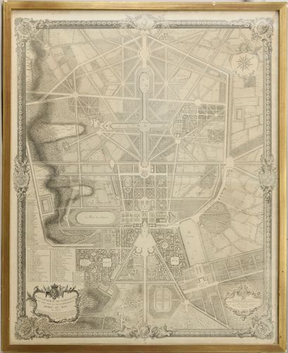 null Joseph-Louis MONDHARE (1734-1799).

"Plan général de Versailles du petit parc...