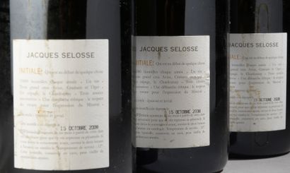 null 3 bouteilles CHAMPAGNE "Initial", Jacques Selosse (Grand Cru Blanc de Blancs,...