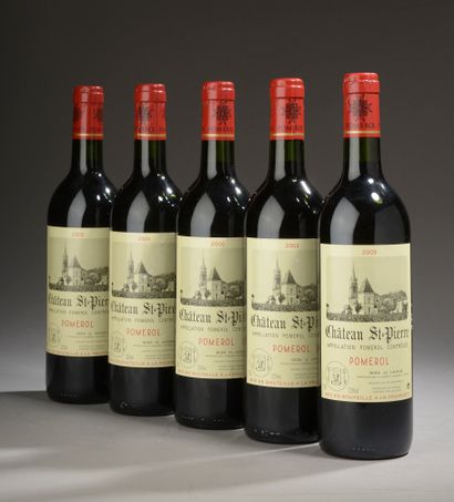 null 5 bouteilles Château SAINT-PIERRE, Pomerol 2003 (elt, 2 ela)