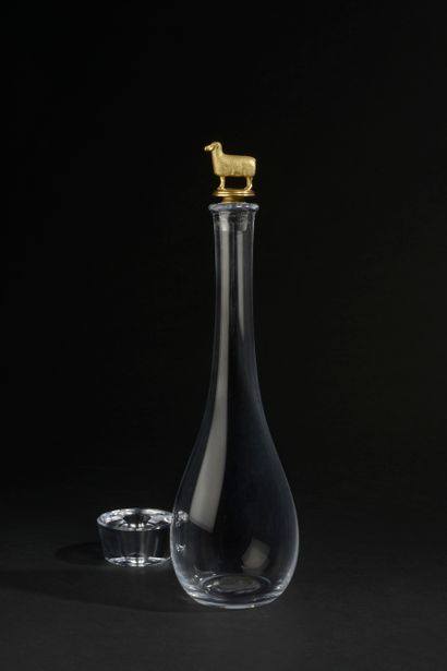 null LALANNE François-Xavier (1927-2008) and Cristallerie DAUM.

Decanter piriform...