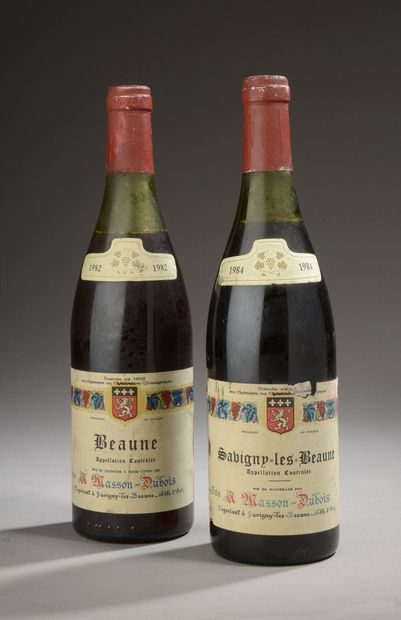 2 bouteilles BOURGOGNE Masson-Dubois (1 Beaune...