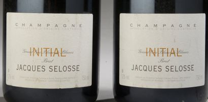 null 2 bouteilles CHAMPAGNE "Initial", Jacques Selosse (Grand Cru Blanc de Blancs,...