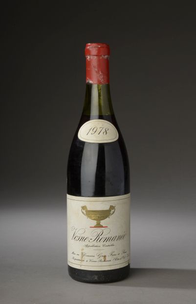 1 bouteille VOSNE-ROMANÉE Gros FS 1978 (elt,...