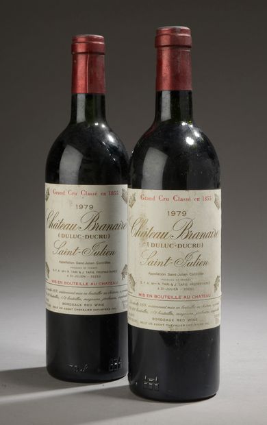 2 bouteilles Château BRANAIRE-DUCRU, 4° cru...