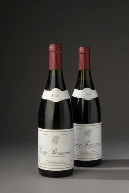 2 bouteilles VOSNE-ROMANÉE J. Confuron-Cotetidot...