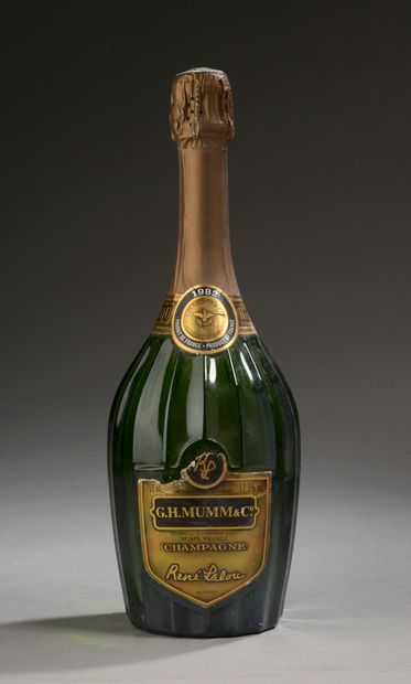null 1 bouteille CHAMPAGNE "René Lalou", Mumm 1982 (elt, ela)