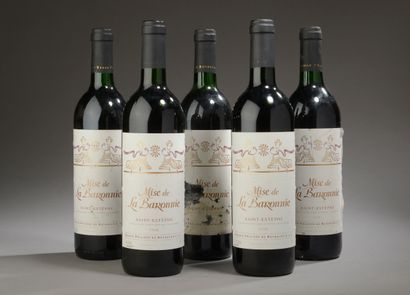 5 bouteilles SAINT-ESTÈPHE Barons Philippe...