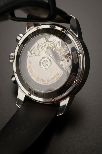 null CHOPARD "Mille Miglia GMT Chronometer".

Steel chronometer wristwatch, round...