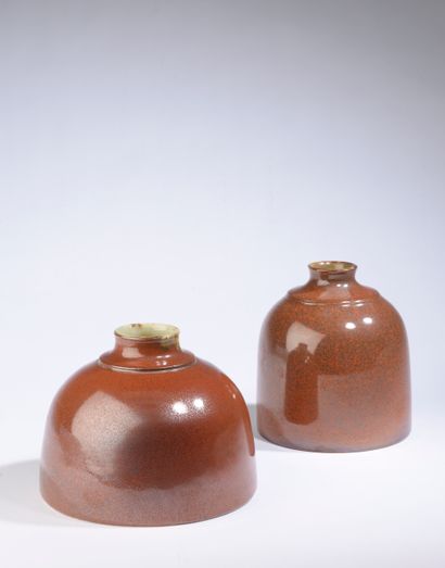 Monique MAHAUX (born in 1939).

Two vases...