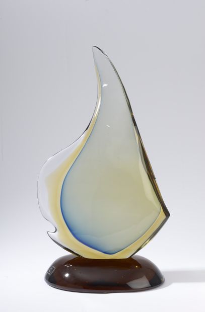 null Walter FURLAN (né en 1931) à MURANO.

Poisson.

Importante sculpture en verre...