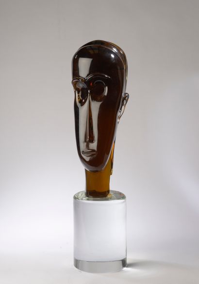 null Walter FURLAN (né en 1931) à MURANO.

"Omaggio a Modigliani".

Importante sculpture...