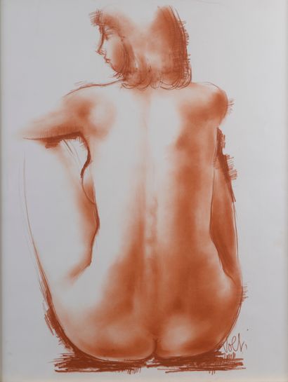 null Antoniucci VOLTI (1915-1989).

Female nude seen from behind. 

Sanguine signed...