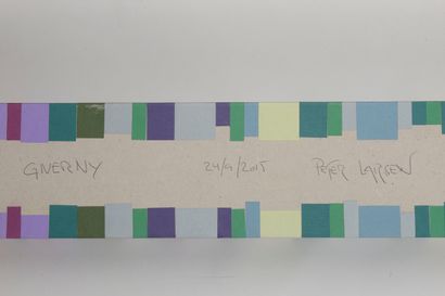 null Peter LARSEN (né en 1947).

"Giverny".

Collage sur carton signé, daté 24.09.2015...