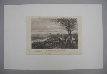 null Ensemble de trois LITHOGRAPHIES sur le Château de St-Cloud: d'après Eugène LAMI,...