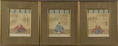 JAPON - Milieu Epoque EDO (1603-1868).

Trois...