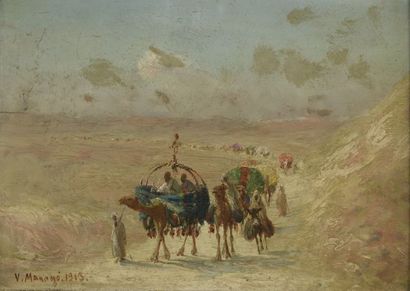 Vincent MANAGO (1880-1936)

The caravan,...